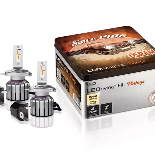 LED система Osram LEDriving Vintage H4/R2/H19 14/14W, 12V, 2700K, 1400/1100lm