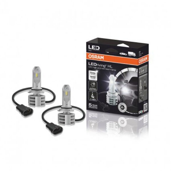 LED система Osram за фарове HB4, генерация 2, студено бяла светлина, 12V/24V, 14W, P22d