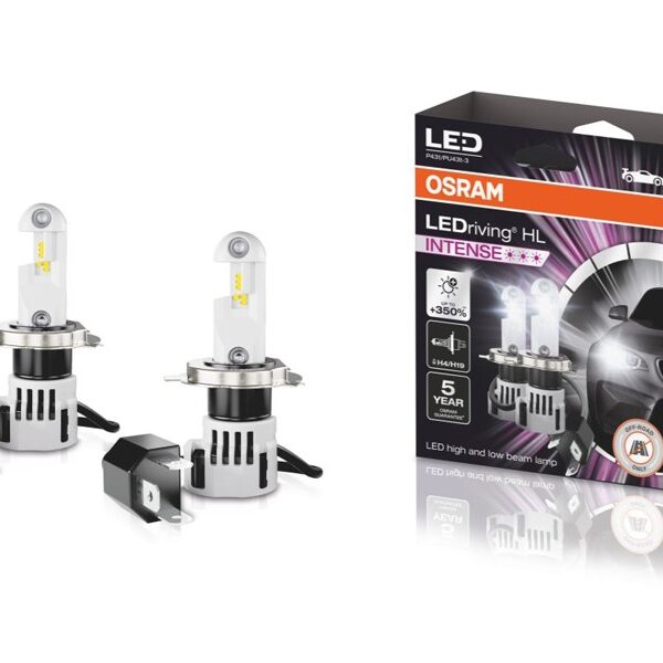 LED система Osram Intense H4/H19 12V, 25/21W, 6000K, 1900/1350lm