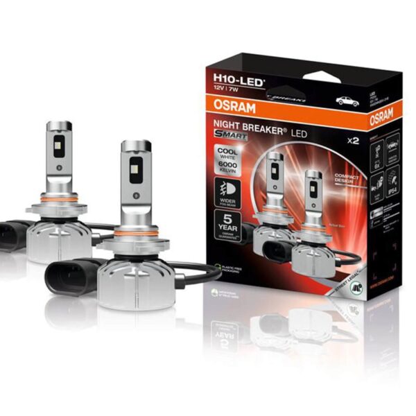 LED система Osram за халогени H10 Night Breaker студено бяла светлина, 12V, 7W, 6000K, 850lm