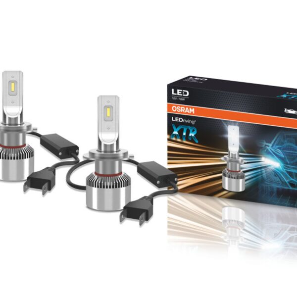 LED система Osram за фарове XTR H7 студено бяла светлина, 12V, 18W, 6000K, 1750LM