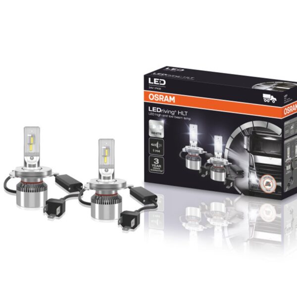 LED система Osram за фарове H4 студено бяла светлина, 24V, 13W, 6000K, 1400LM