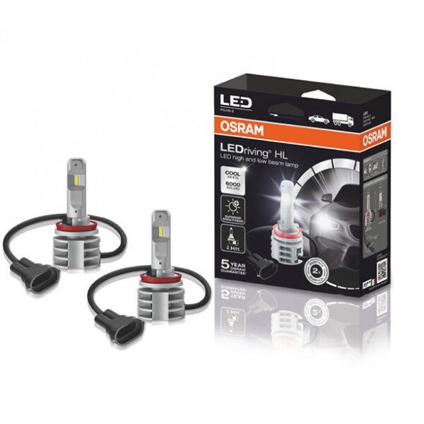 LED система Osram за фарове H11 студено бяла светлина, 12V, 14W, 6000K