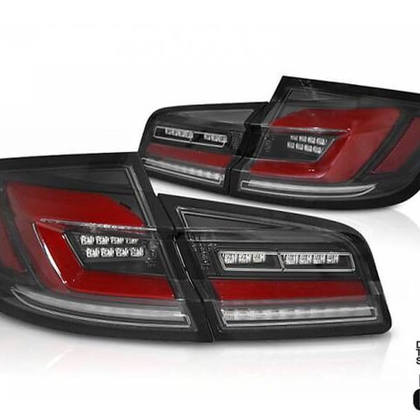 Комплект тунинг LED стопове за BMW серия 5 F10 2010-2016, опушени, ляв и десен