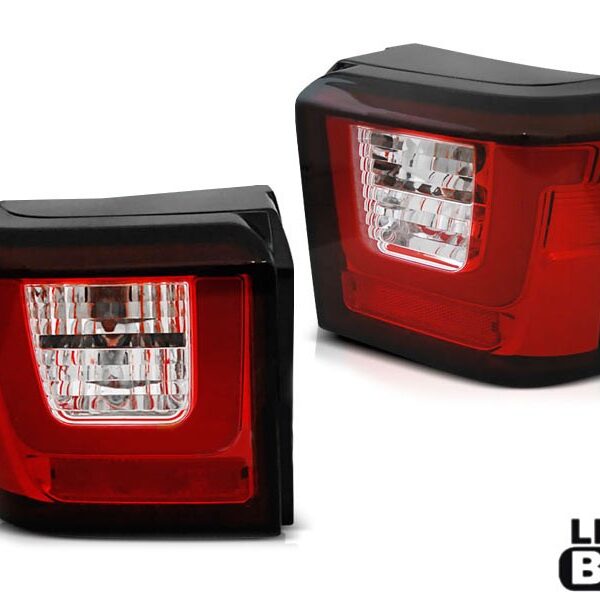 Комплект LED стопове за Volkswagen T4 1990-2003, червена и бяла основа, ляв и десен