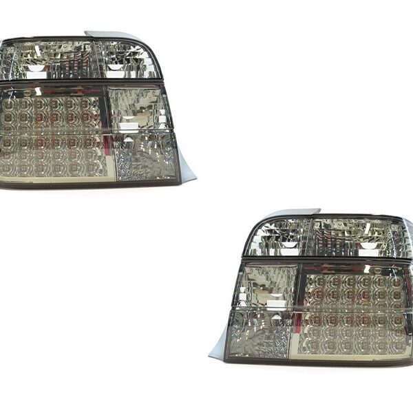 Комплект тунинг LED стопове за BMW серия 3 E36 1990-1999 компакт изцяло опушени , ляв и десен