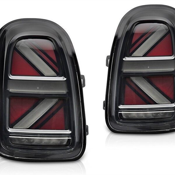 Комплект тунинг LED стопове за Mini Cooper Countryman F60 2016-2020 с опушена основа, с функция "Посрещане", ляв и десен