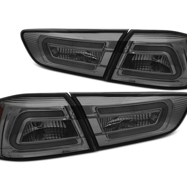 КОМПЛЕКТ ТУНИНГ LED СТОПОВЕ ЗА MITSUBISHI LANCER 8 СЕДАН 2008-2011, ЛЯВ И ДЕСЕН