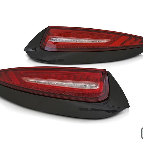 Комплект LED стопове за Porsche 911 997 2009-2012, червена и бяла основа, ляв и десен