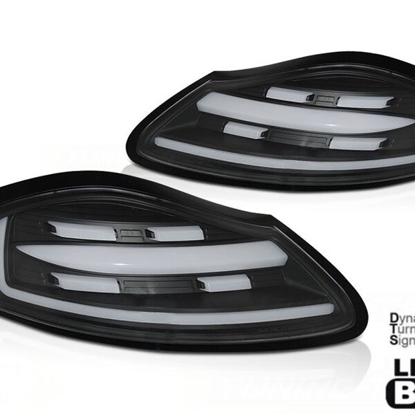 Комплект LED стопове за Porsche Boxster 986 1996-2004, черна основа, ляв и десен