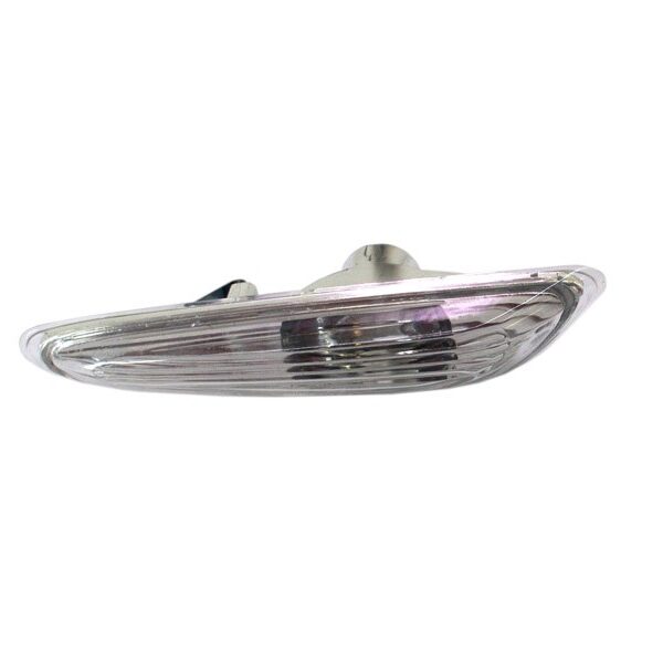 Ляв тунинг страничен мигач за BMW X3 2003-2009 / серия 3 E46 2001-2005 седан/комби / серия 5 E60 2004-2010 с хром основа