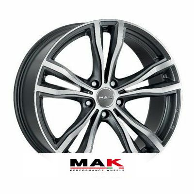 MAK X-Mode / Ширина: 9.5", Диаметър: 21", Дупки: 5
9.5x21 ET37 5x112 66.6
