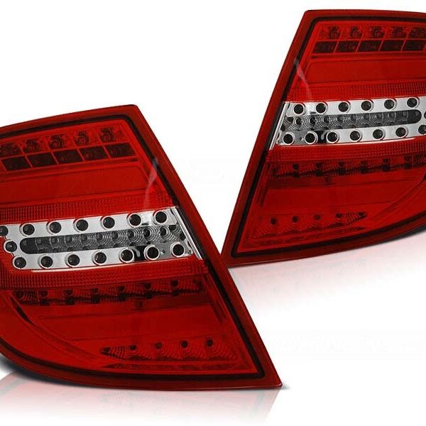 Комплект тунинг LED стопове за Mercedes C-класа W204 2007-2010 комби , ляв и десен