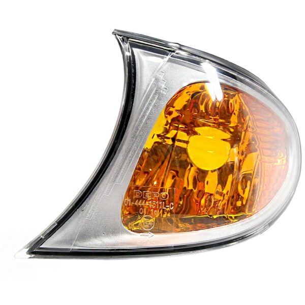 Ляв жълт мигач с хром рамка за BMW серия 3 E46 седан/комби 2001-2005