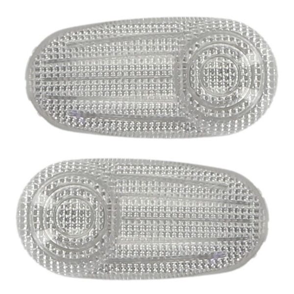 Комплект странични OEM мигачи за Alfa Romeo 147 2001-2010, GT 2003-2010, Mito 2008-2018, Fiat Bravo хечбек 2007-2014 с опушена основа, ляв + десен