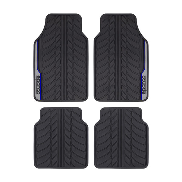 Стелки гума Sparco SPF507BL 4БР/К-Т Черно/Синьо