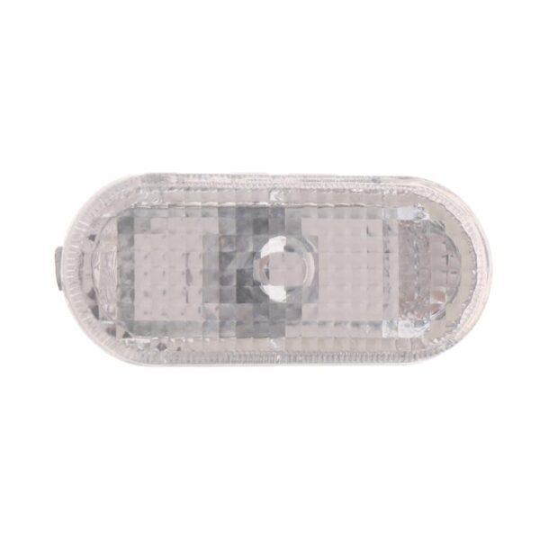 Страничен бял мигач, овален с фасонка за Volkswagen, Ford и Seat