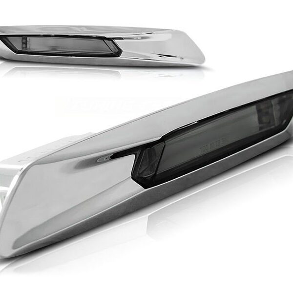 Комплект странични LED мигачи за BMW серия 5 F10/F11 2010-2013 опушено сиви за версия без странични камери ляв + десен