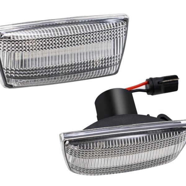 Комплект странични LED динамични мигачи за Opel Astra H 5D 2004-2009, Astra J 2009-2011, Corsa D 2006-2014, Adam след 2013 година