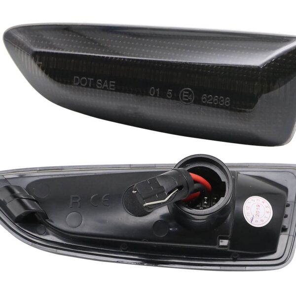 Комплект странични LED опушени динамични мигачи за Opel Astra J 2009-2015, Astra K, Astra K Sports 2015-2020, Zafira Tourer C 2011-2019