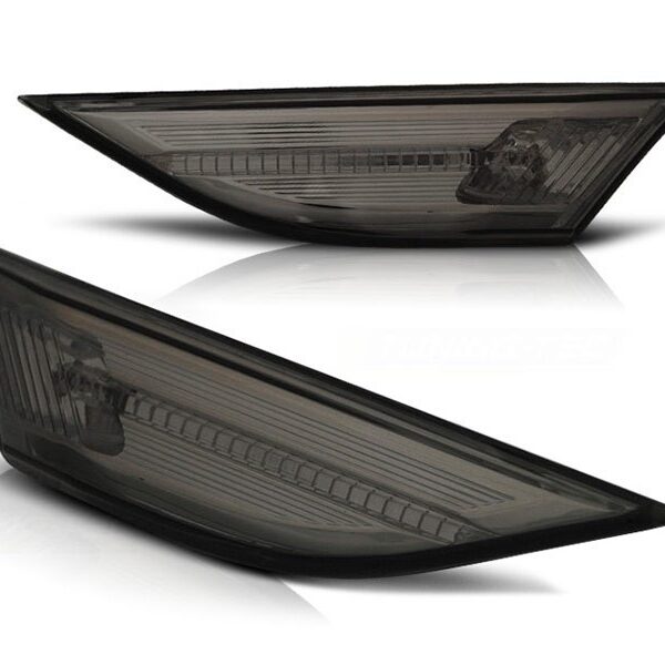 Комплект странични LED мигачи за Porsche 911 991 Carrera 2011-2015 с опушена основа ляв + десен