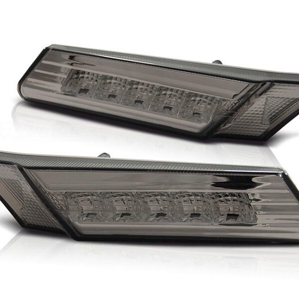 Комплект странични LED мигачи за Porsche 911 997 Carrera 2004-2009/Boxer 987 2005-2008 с опушена основа ляв + десен