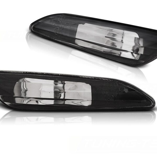 КОМПЛЕКТ СТРАНИЧНИ МИГАЧИ ЗА ALFA ROMEO 156 10.1997-06.2003 СЕДАН/SPORTWAGON, 147 2005-2010 3/5 ВРАТИ С ЧЕРНА ОСНОВА ЛЯВ + ДЕСЕН