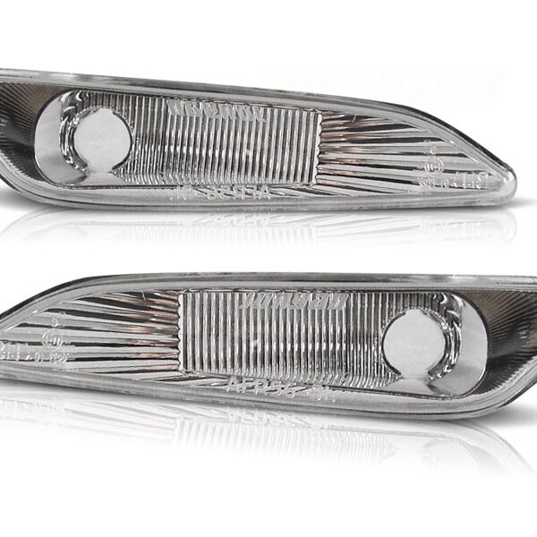 Комплект странични мигачи за Alfa Romeo 156 10.1997-06.2003 седан/sportwagon, 147 2005-2010 3/5 врати с хром основа ляв + десен