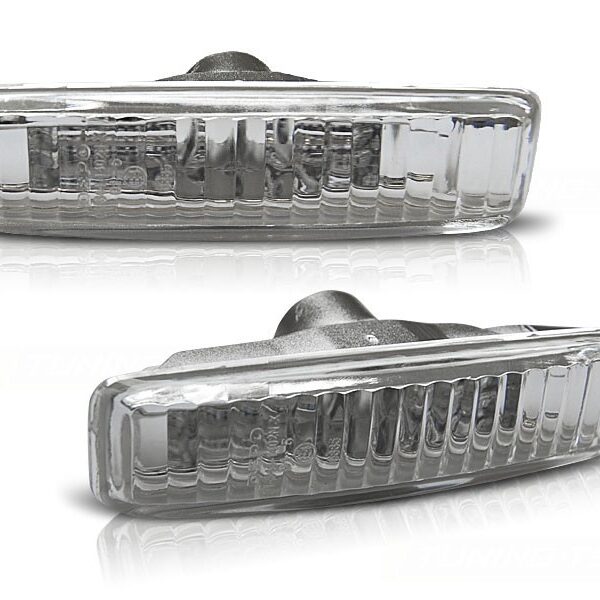 Комплект странични мигачи за BMW серия 5 E39 09.1995-08.2003 с хром основа ляв + десен