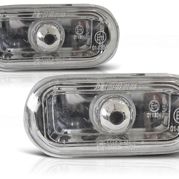 Комплект странични мигачи за Ford Fiesta след 2002 година/C-max 2003-2009/Focus 2004-2008 с хром основа ляв + десен