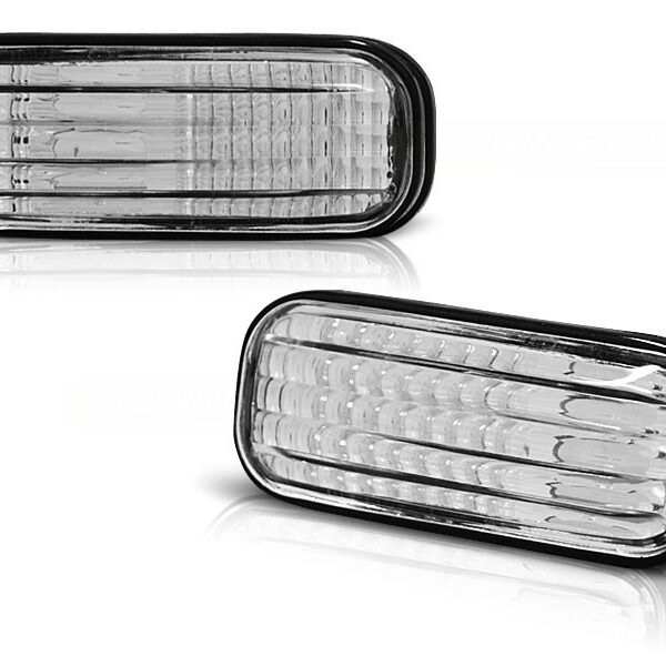 Комплект странични мигачи за Honda Accord 1983-2003/Civic 5 врати 1995-1999 с хром основа ляв + десен
