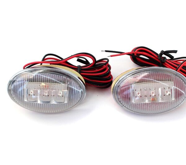 Тунинг LED странични мигачи за Opel Astra F 1991-1997 с хром основа