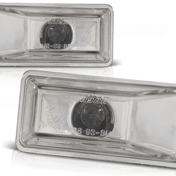 Комплект странични мигачи за Peugeot 306 1993-1997 с хром основа ляв + десен