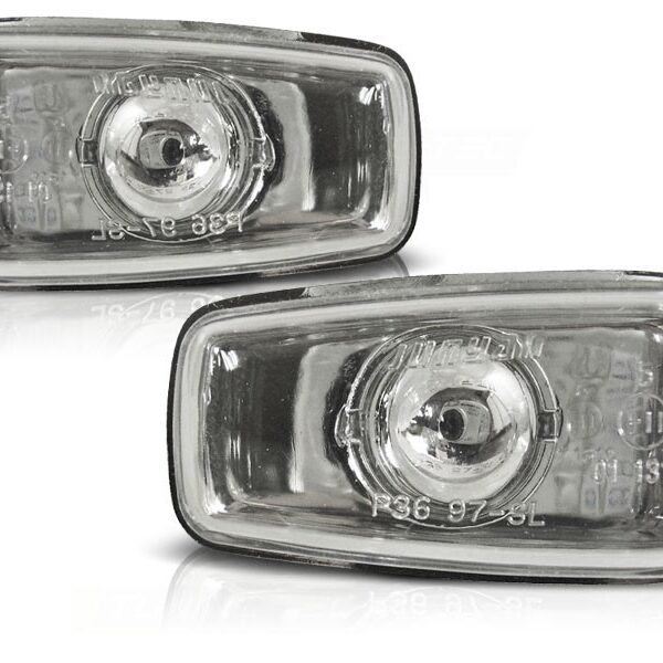 Комплект странични мигачи за Peugeot 306 1997-2001 с хром основа ляв + десен