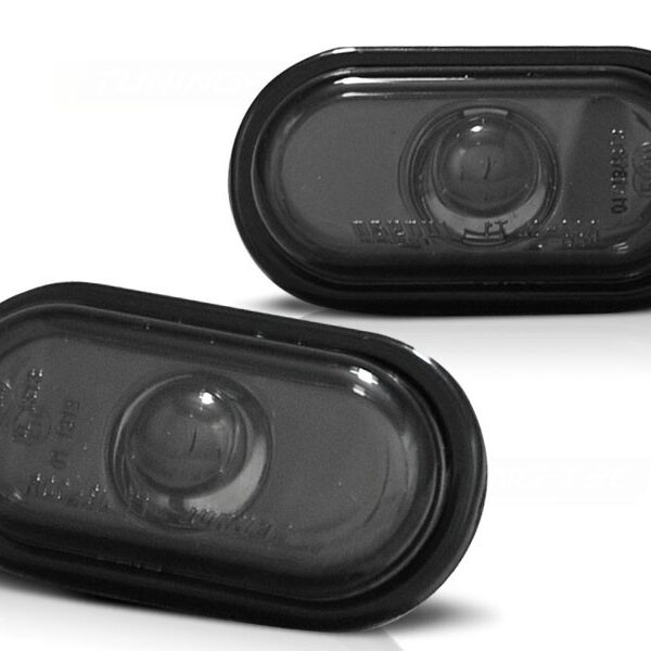 Комплект странични мигачи за Renault Clio 1990-2001/Megane 1996-2002 с черна основа ляв + десен