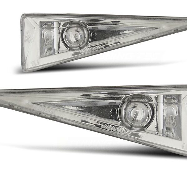 Комплект странични мигачи за Renault Megane 2002-2005 с хром основа ляв + десен