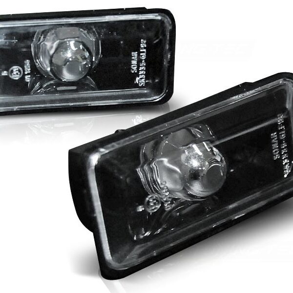 Комплект странични мигачи за Seat Ibiza 1993-1996/Cordoba 1993-1996/VW Golf III 1991-1995/VW Vento 1992-1995 с черна основа ляв + десен