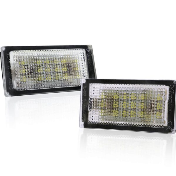 Комплект LED плафони за регистрационен номер на BMW серия 3 E46 купе/кабрио 2003-2006, ляв и десен