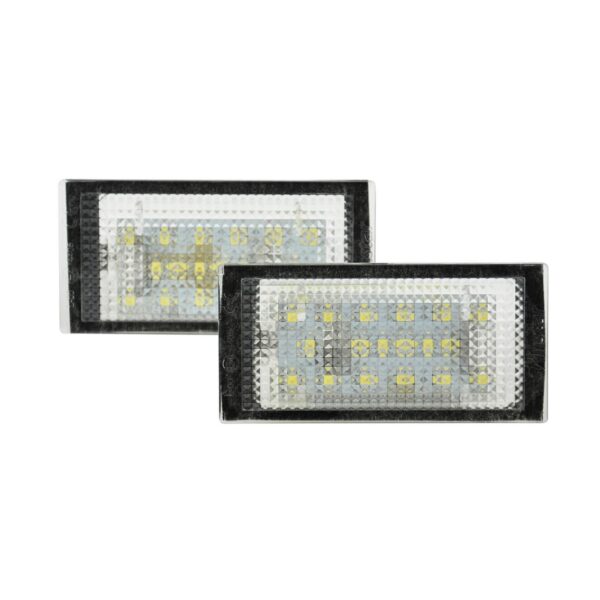 Комплект LED плафони за регистрационен номер на BMW серия 3 E46 купе 1998-2003, ляв и десен