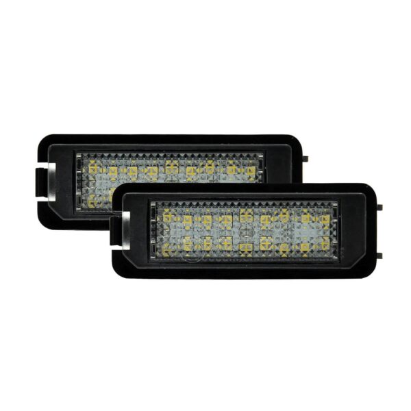 Комплект LED плафони за регистрационен номер на Volkswagen EOS,Golf IV,Golf V,Lupo,New Bittle,Polo,Passat B6,Passat CC,Phaeton