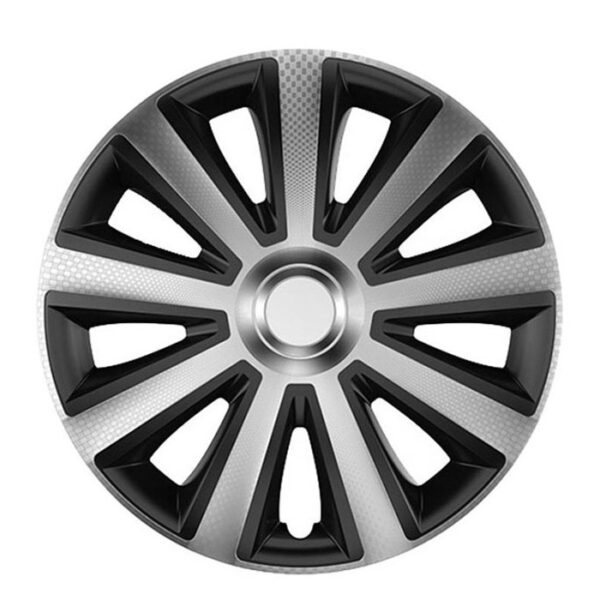 Тасове за джанти 16'' Versaco Carbon Aviator - Silver / Black