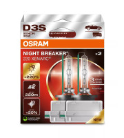 BEC XENARC OSRAM D3S NIGHT BREAKER 220 42V 35W DUO BOX  66340XN22HB