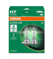 КРУШКА OSRAM ULTRA LIFE H7 12V 55W КОМПЛЕКТ 2 БР  64210ULT2HB