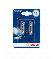 BUL BOSCH PURE LIGHT C5W 12V 5W SV8, 5-8 КОМПЛЕКТ 2 БР.  1987301004