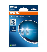 BEC OSRAM COOL BLUE INTENSE W5W 5W1 2V W2.1X9.5D КОМПЛЕКТ 2 БР.  2825CBN2BL