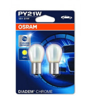 КРУШКА OSRAM DIADEM CHROME PY21W 12V BAU15S  7507DC02B
