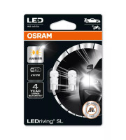 КРУШКА OSRAM LEDRIVING SL W5W ЖЪЛТА | 12V - W2.1X9.5D - КОМПЛЕКТ 2 БР. (OFF-ROAD)  2827DYP2BL