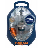 РЕЗЕРВЕН КОМПЛЕКТ КРУШКА OSRAM H4 12V 60/55W P43T  CLKMH4