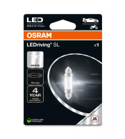 КРУШКА OSRAM C5W LEDRIVING SL БЯЛА OFF-ROAD 41 MM SV8.5-8  6413DWP1BL