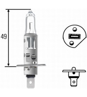 КРУШКА HELLA H1 24V 70W P14, 5S  8GH002089251